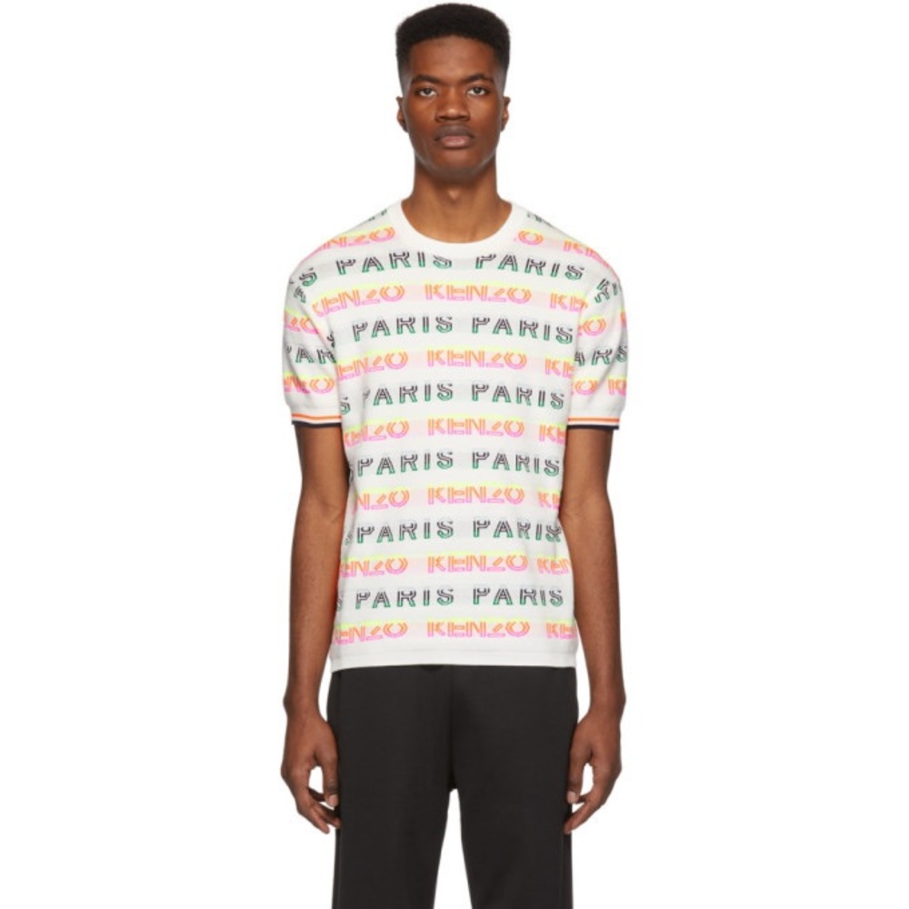 Kenzo Multicolor Logo Knit Shirt